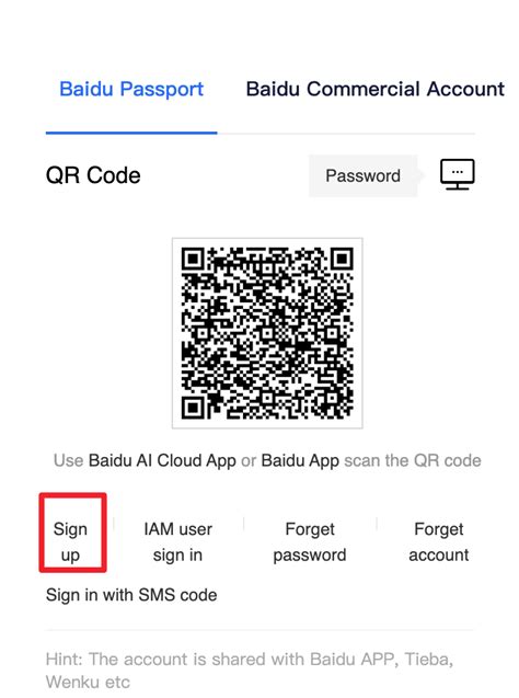 register baidu account with email